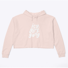 Load image into Gallery viewer, ICY GIRL GANG Crop Hoodie
